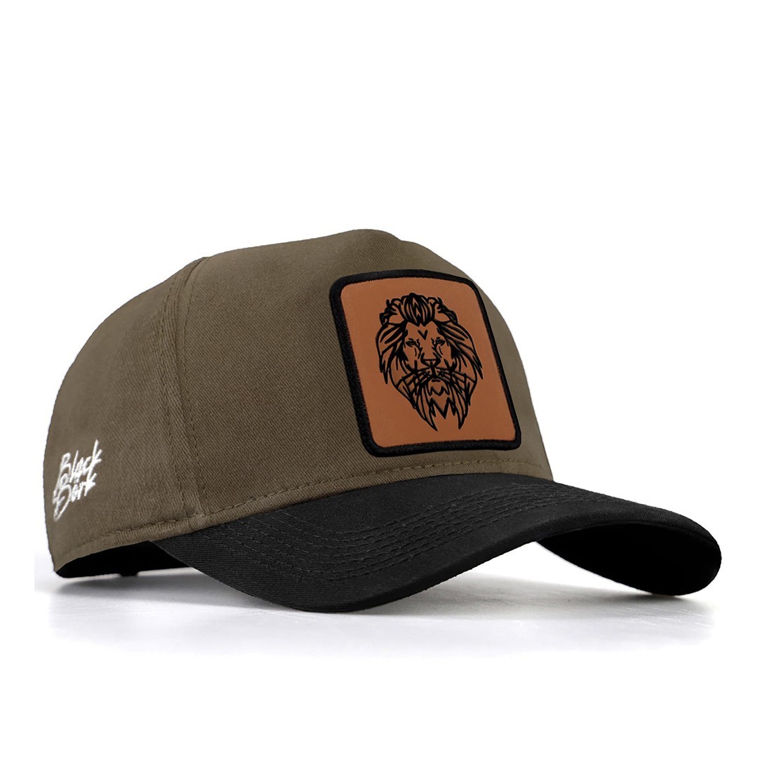 Haki-Siyah Siperli Şapka (Cap)
