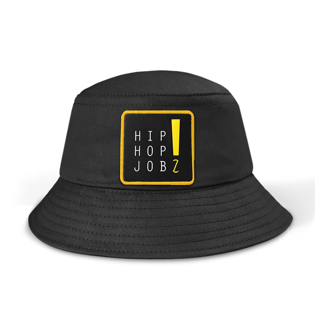 Joker Bucket Siyah Şapka (Cap) - Hip Hop Jobz - 1 Kod Logolu