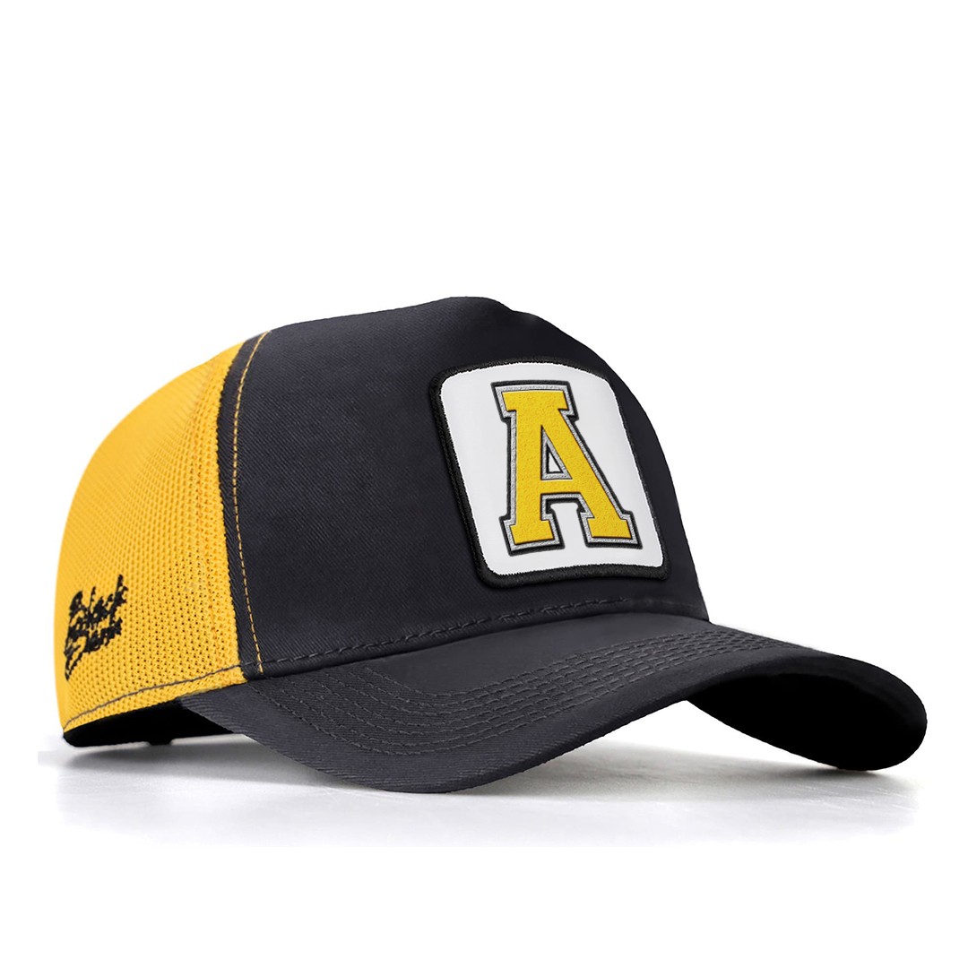 Dark Anthracite-Yellow Cap (Cap)