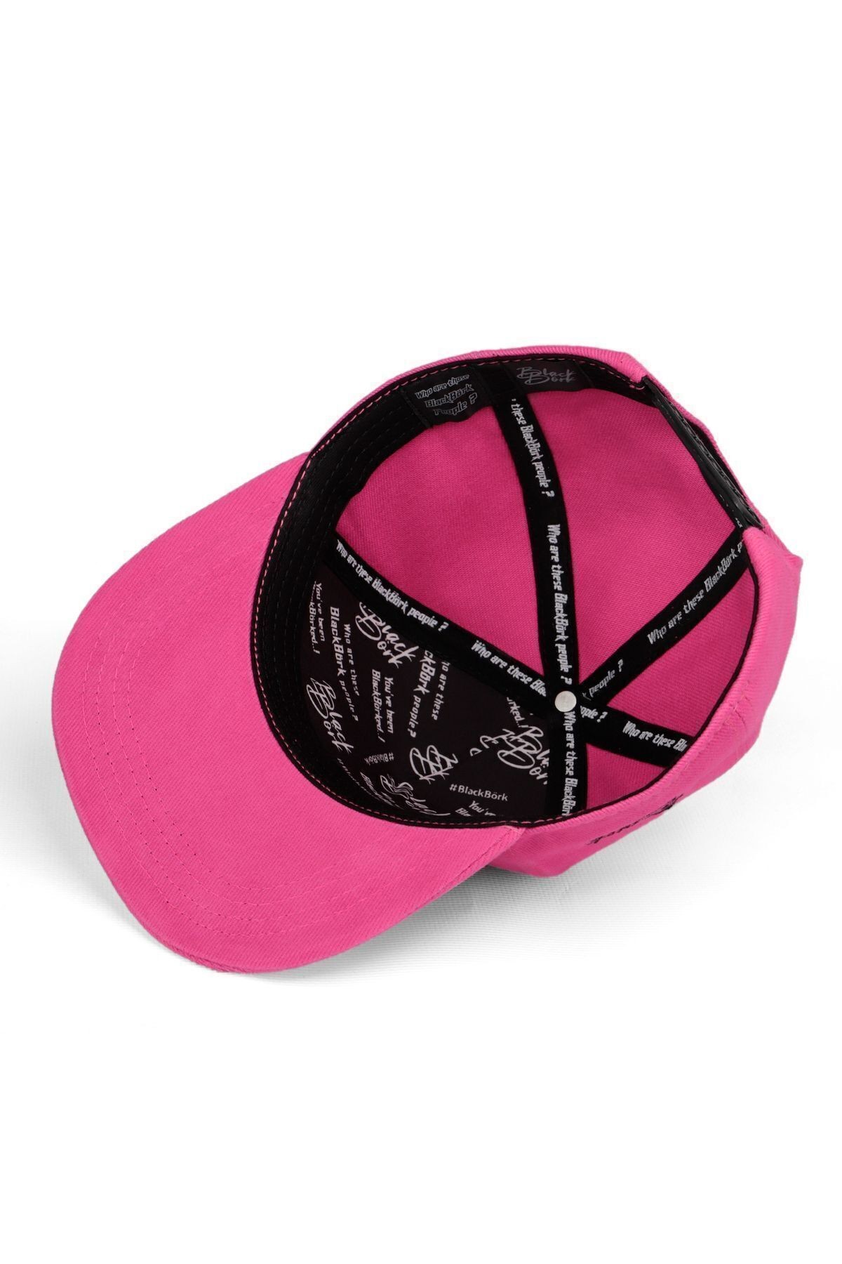 Hip Hop Kids Dudak Logolu Pembe Çocuk Beyzbol Şapka