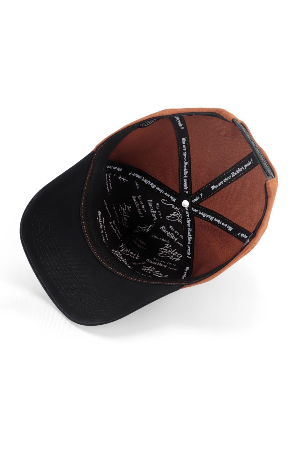 Boss Logolu Lacivert-Camel Trucker Şapka