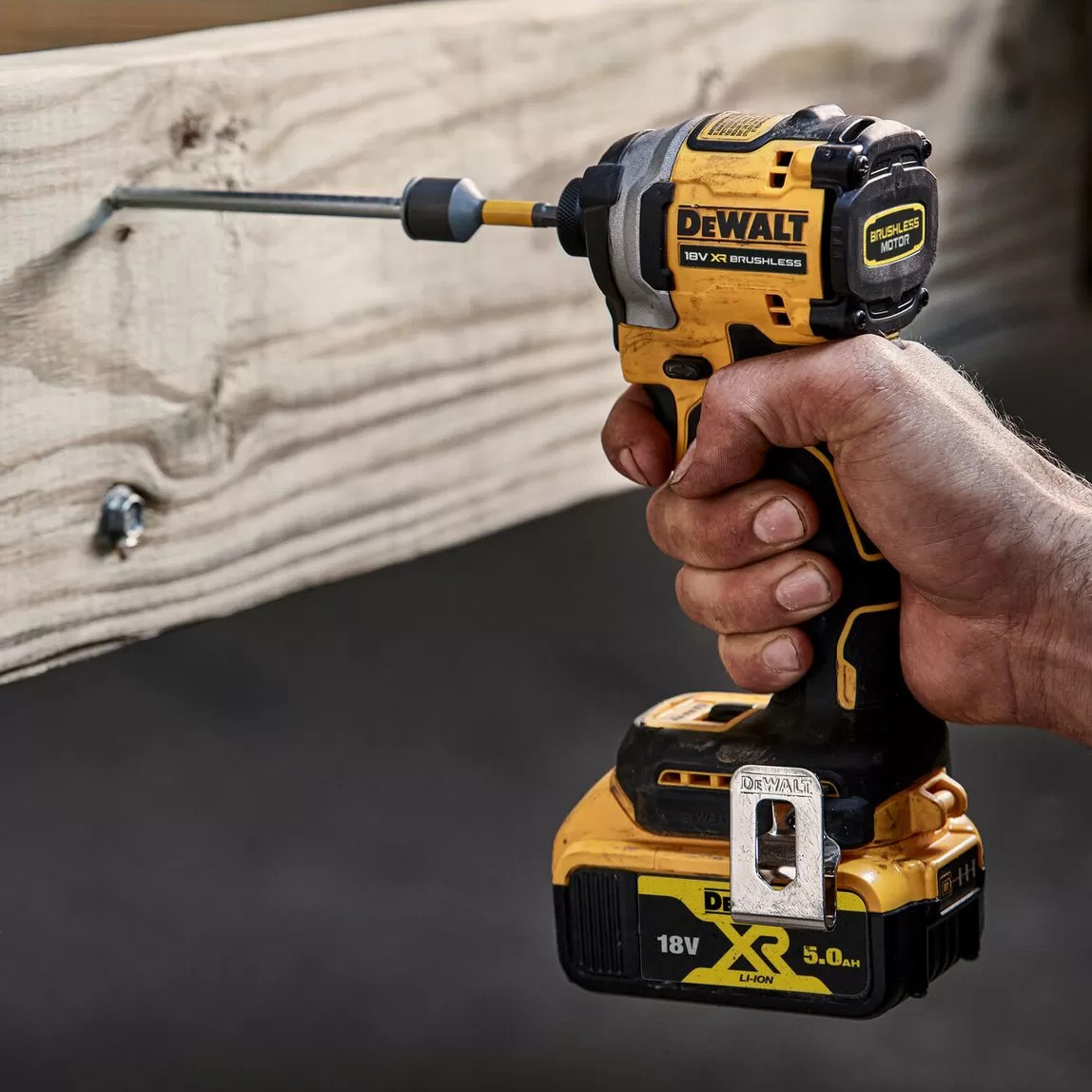 Dewalt Dcf850N-Xj 18 V 206 Nm Kömürsüz Motor Akülü Darbeli Tornavida -Solo