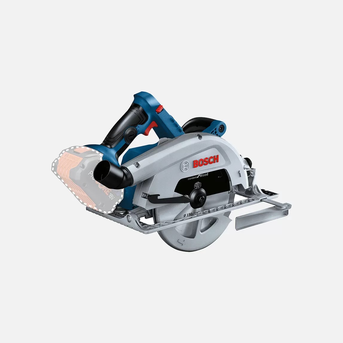 Bosch Profesyonel GKS-18V-57 18V 165 mm Solo Akülü Daire Testere(Aküsüz)