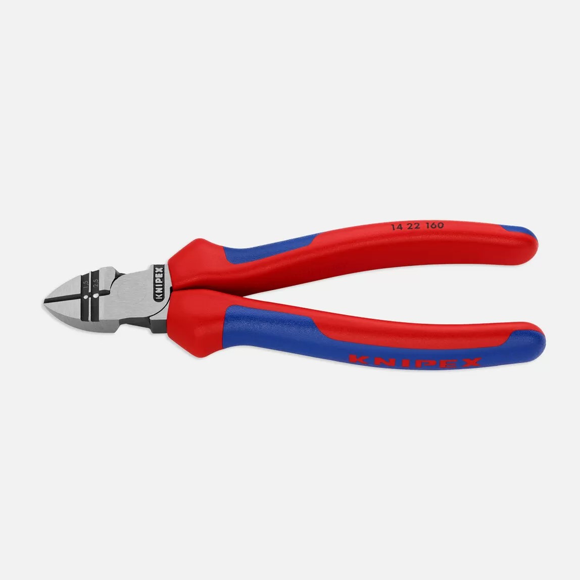 Knipex Fosfat Kaplama 160 mm Yan Keski (Kablo Siyirma Özelligi İle)