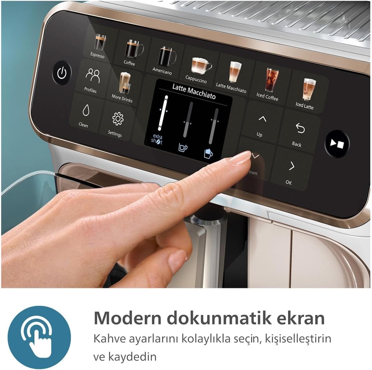 Philips 5500 Serisi LatteGo Tam Otomatik Espresso Makinesi