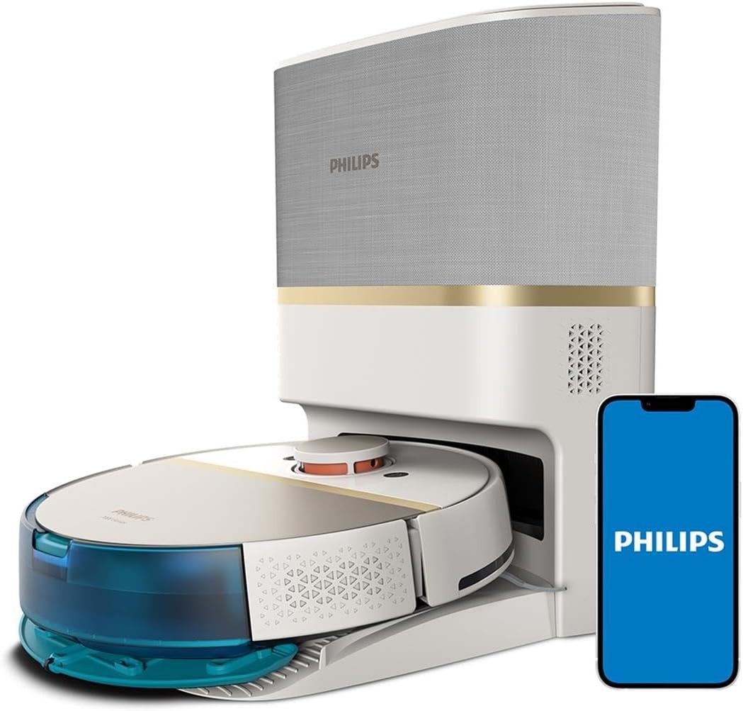 Philips 7000 Serisi HomeRun Aqua Islak Kuru Robot Süpürge, Otomatik Boşaltma İstasyonlu, HomeRun, XU7100/02
