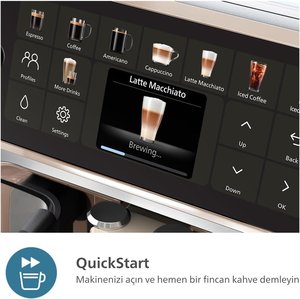 Philips 5500 Serisi LatteGo Tam Otomatik Espresso Makinesi