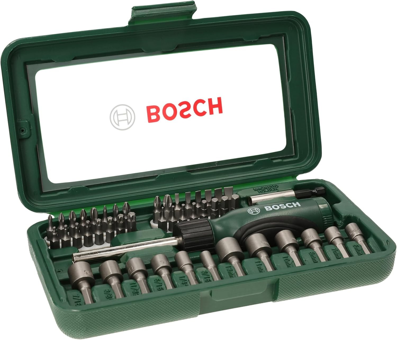 Bosch 46 Parça Tornavida, Vidalama Ve Lokma Uçlu Aksesuar Seti