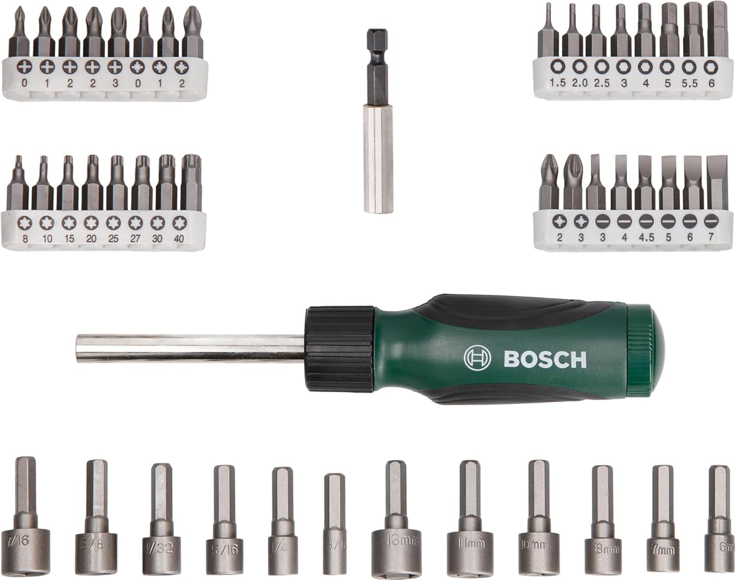 Bosch 46 Parça Tornavida, Vidalama Ve Lokma Uçlu Aksesuar Seti