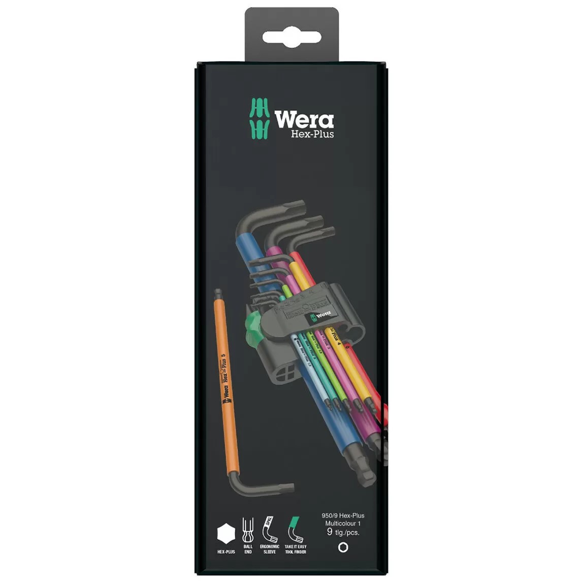 Wera Alyan Seti, 9 Parça Sw1,5-10 Renkli