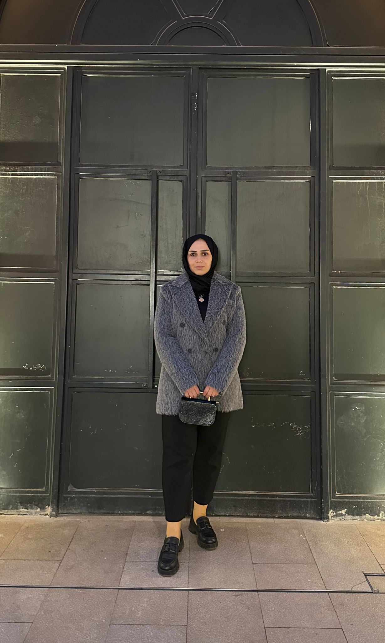 Sakallı Blazer Ceket  - Gri