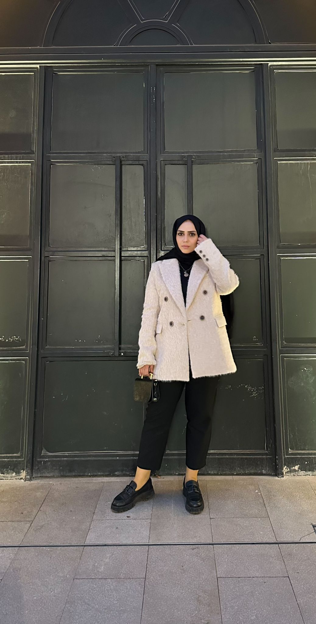 Sakallı Blazer Ceket  - Bej
