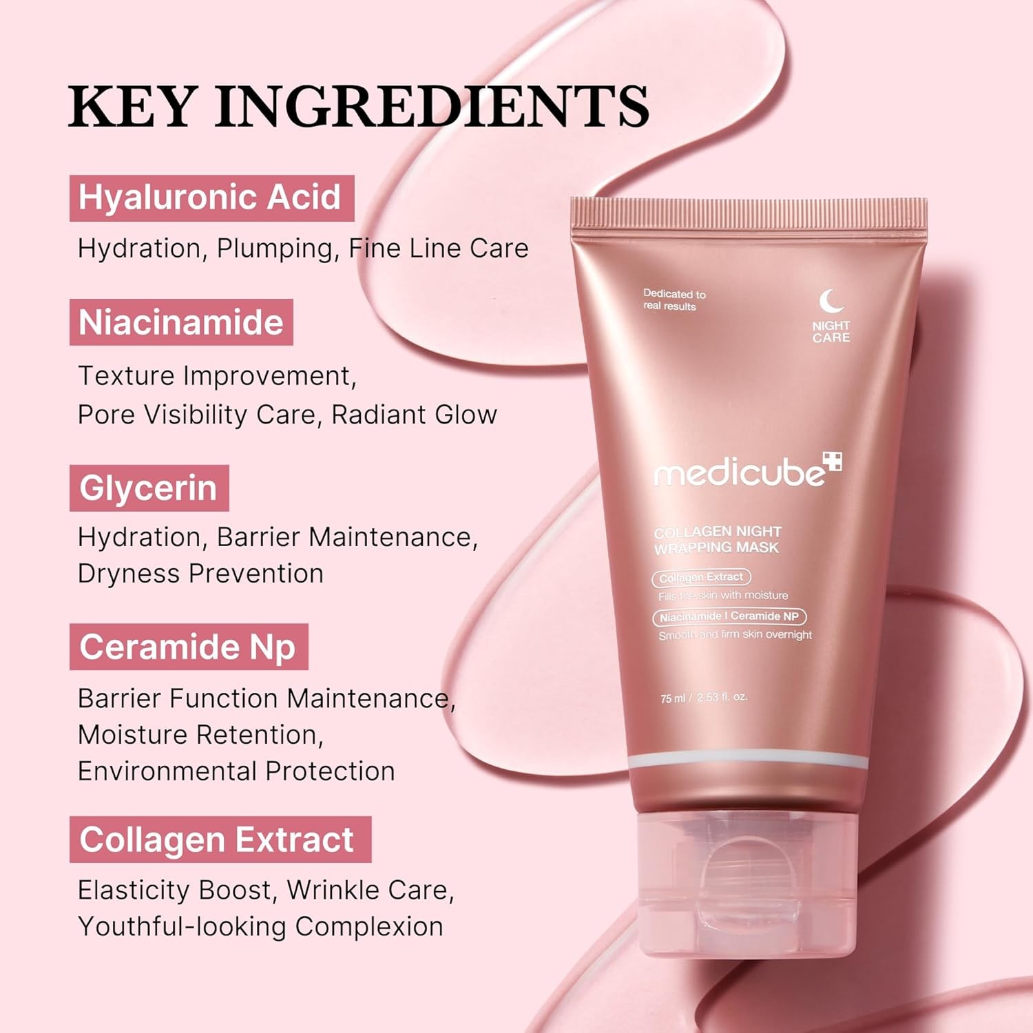Medicube Collagen Night Wrapping Maske 75ml