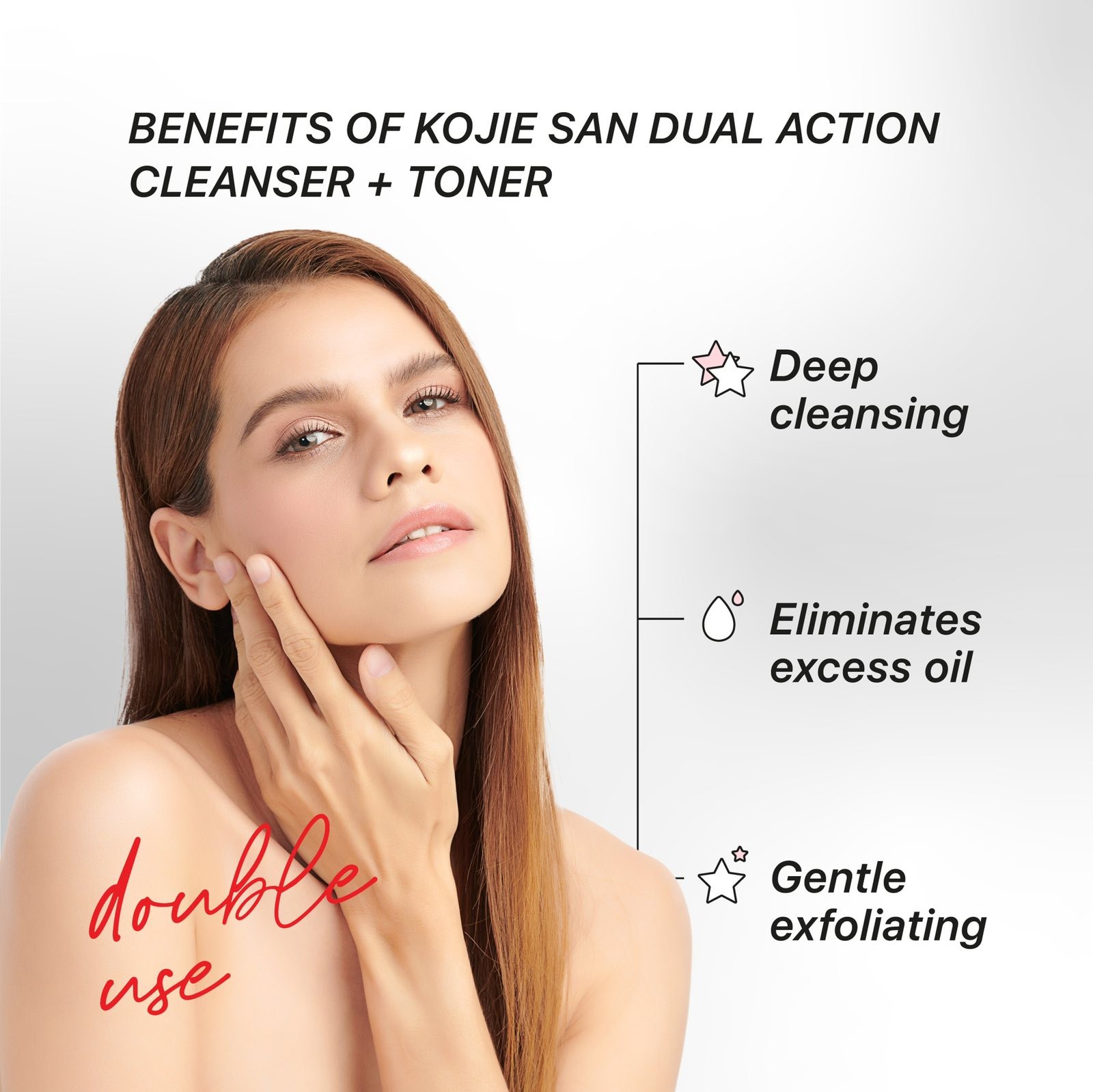 Kojie San Çift Etkili Temizleyici + Tonik 100ml