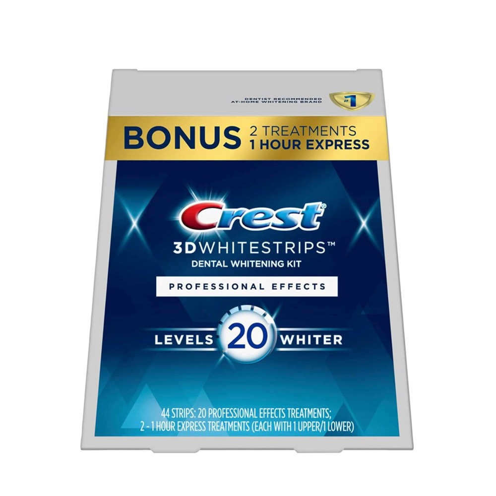 Crest 3D Whitestrips Diş Beyazlatıcı Bant 40 bant 20 günlük Bonuslu