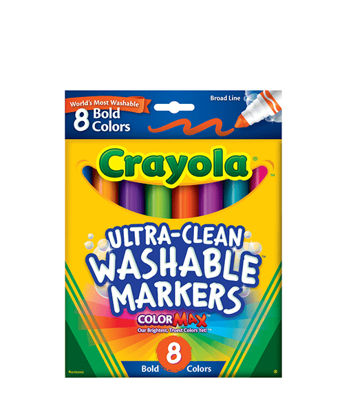 Crayola Yıkanabilir Keçeli Boya Kalemi 8 Renk image