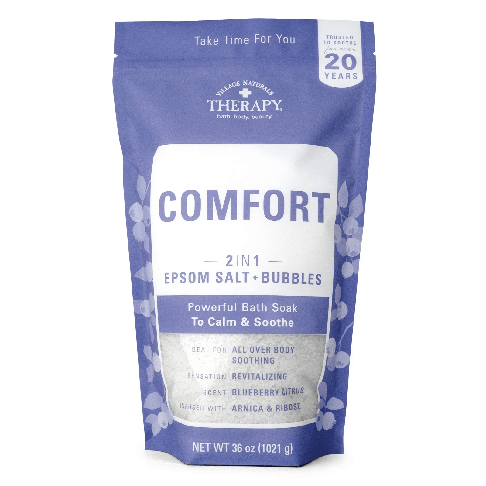 Village Naturals Therapy Comfort 2 in 1 Köpüklü Banyo Tuzu 1021 gr image