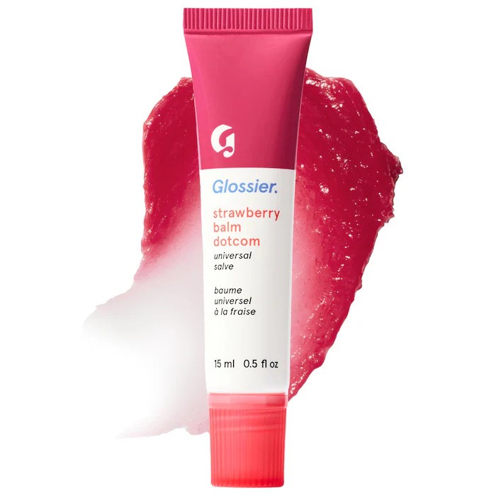 Glossier Balm Dotcom Lip Balm and Skin Salve  Strawberry 15 ml main variant image