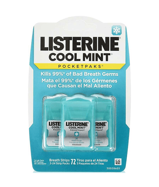 Listerine Cool Mint Nefes Tazeleyici Strip 72li Paket