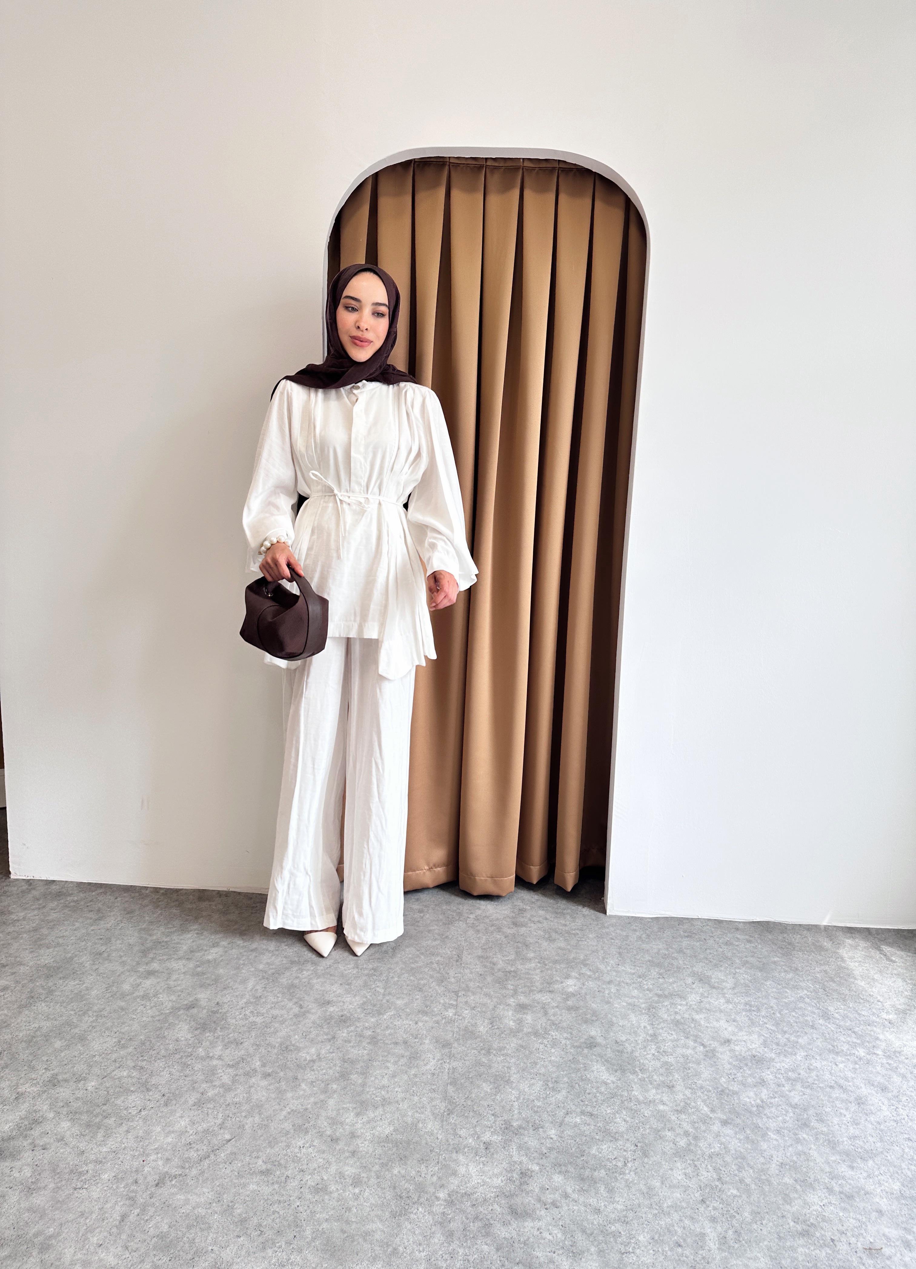 eliza takım - Beyaz