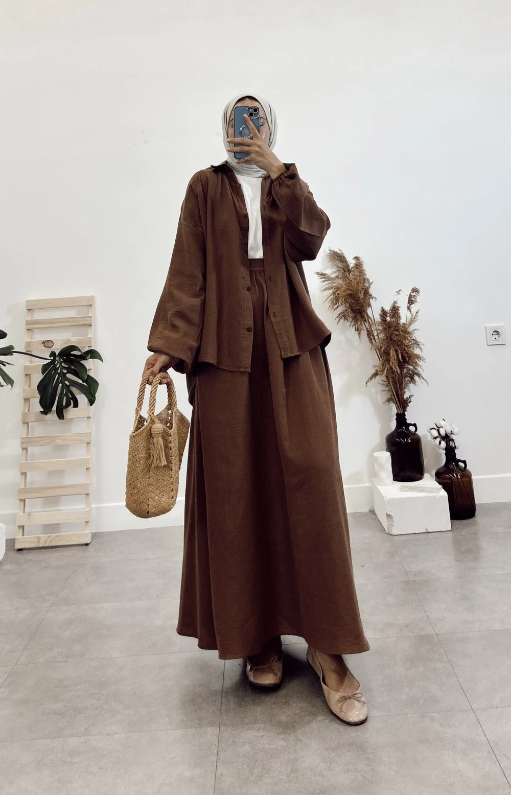 Müslin Etekli Takım