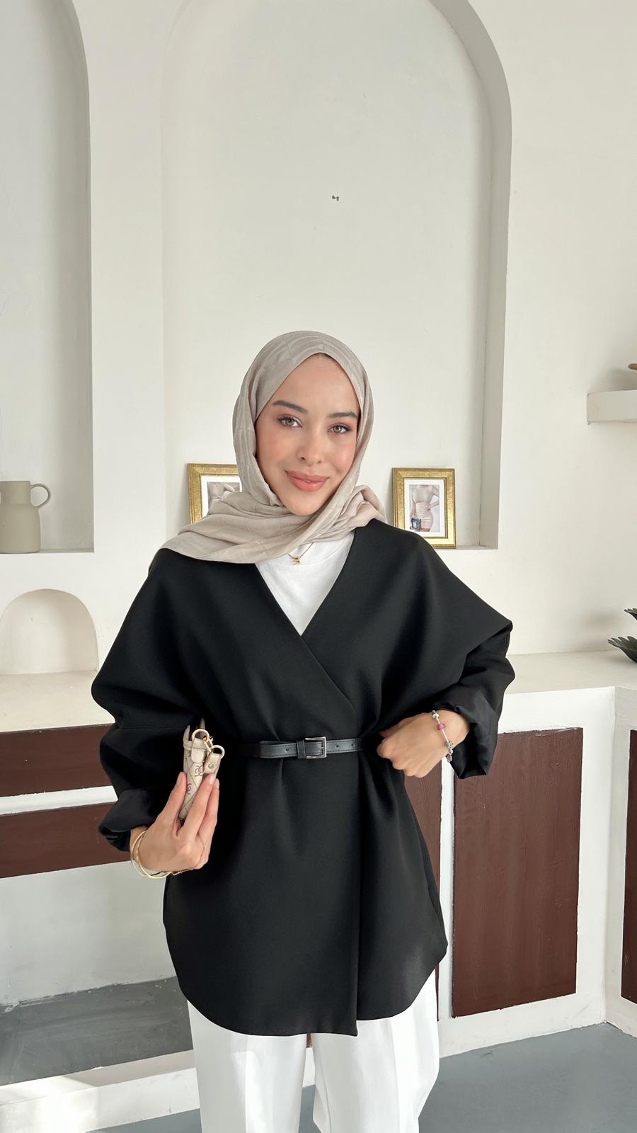 Kimono Ceket - Siyah