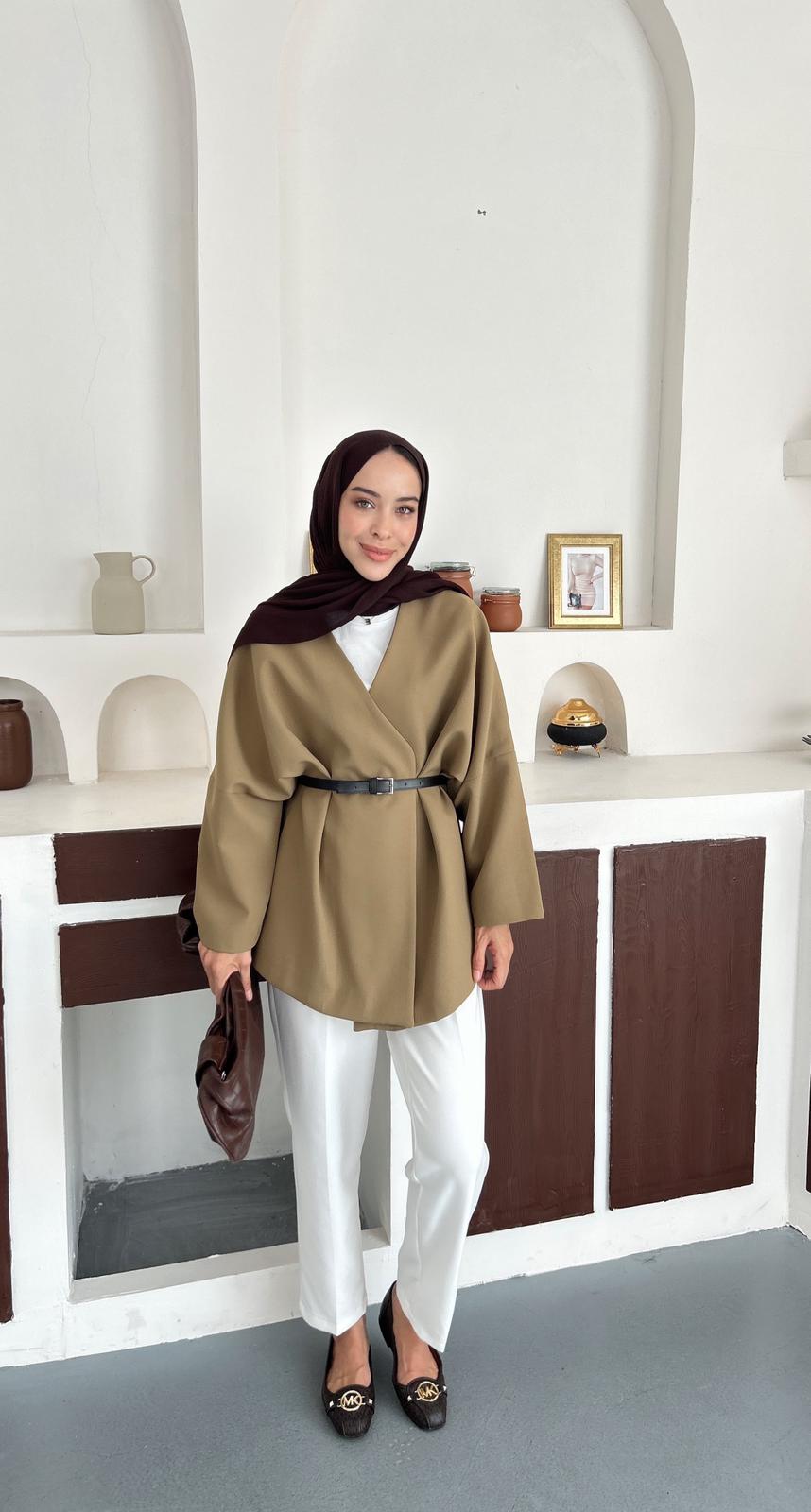 Kimono Ceket - Yeşil