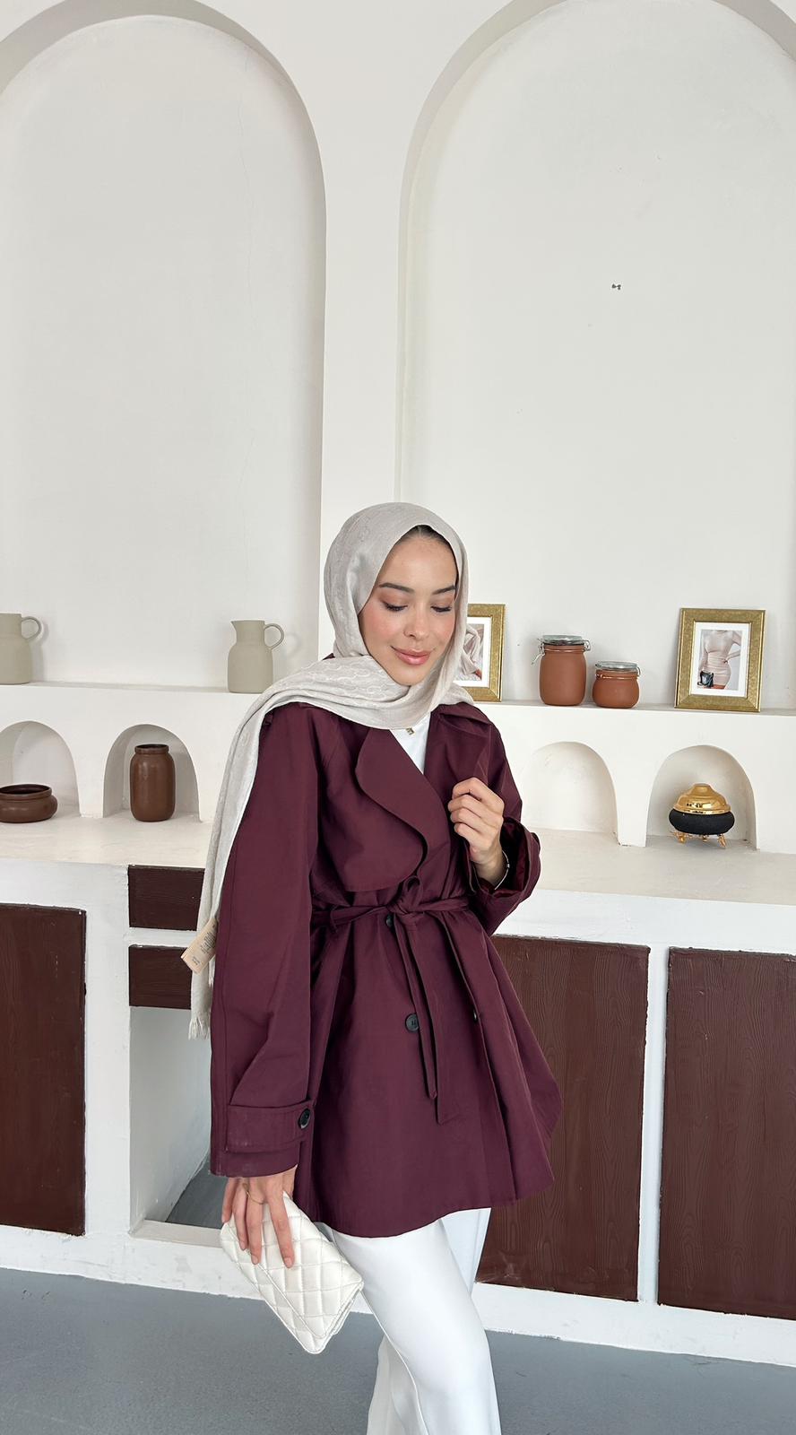 İsabel Trençkot - Bordo