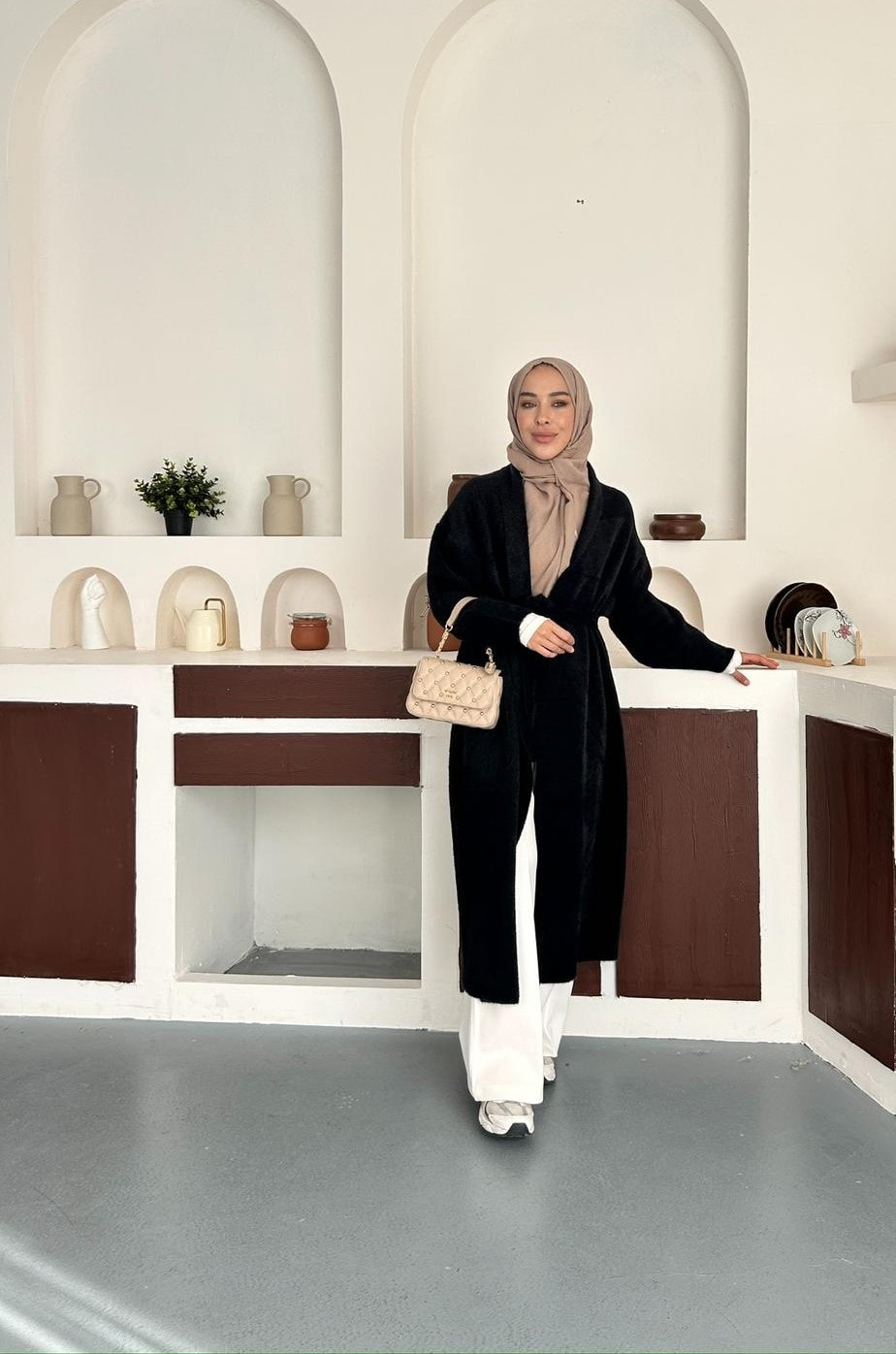 Angora Hırka - Siyah