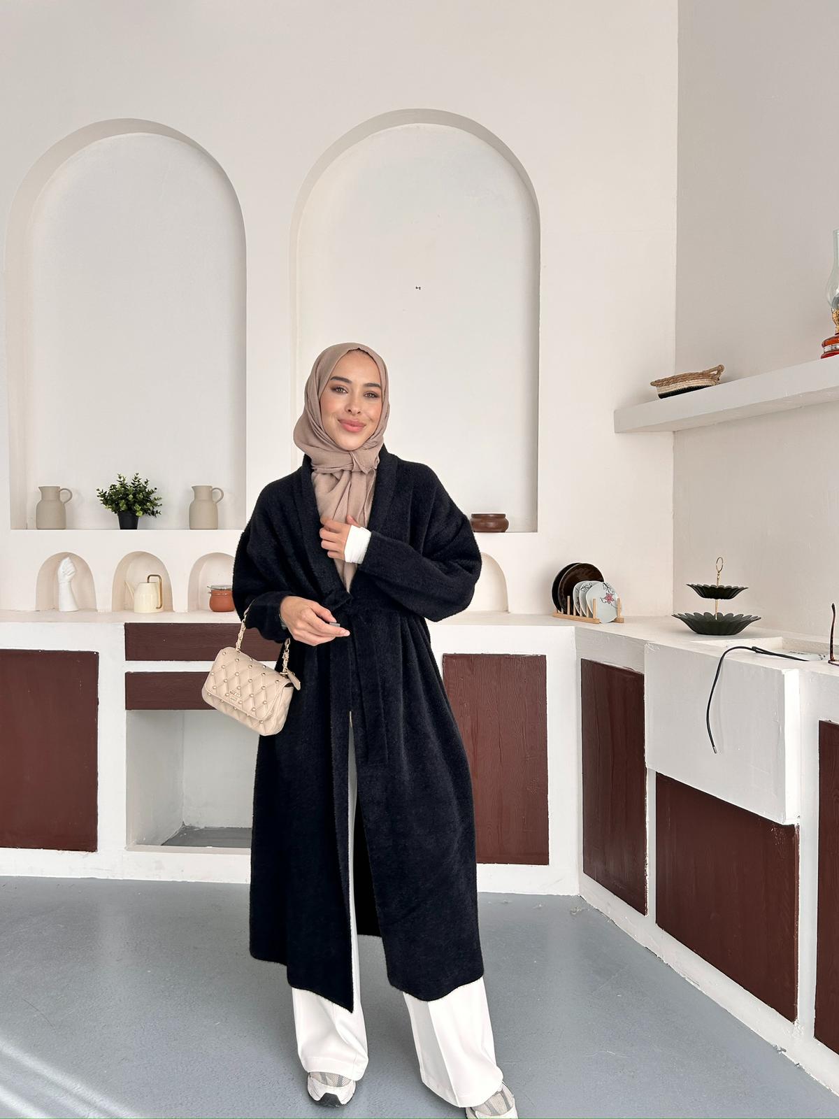 Angora Hırka - Siyah
