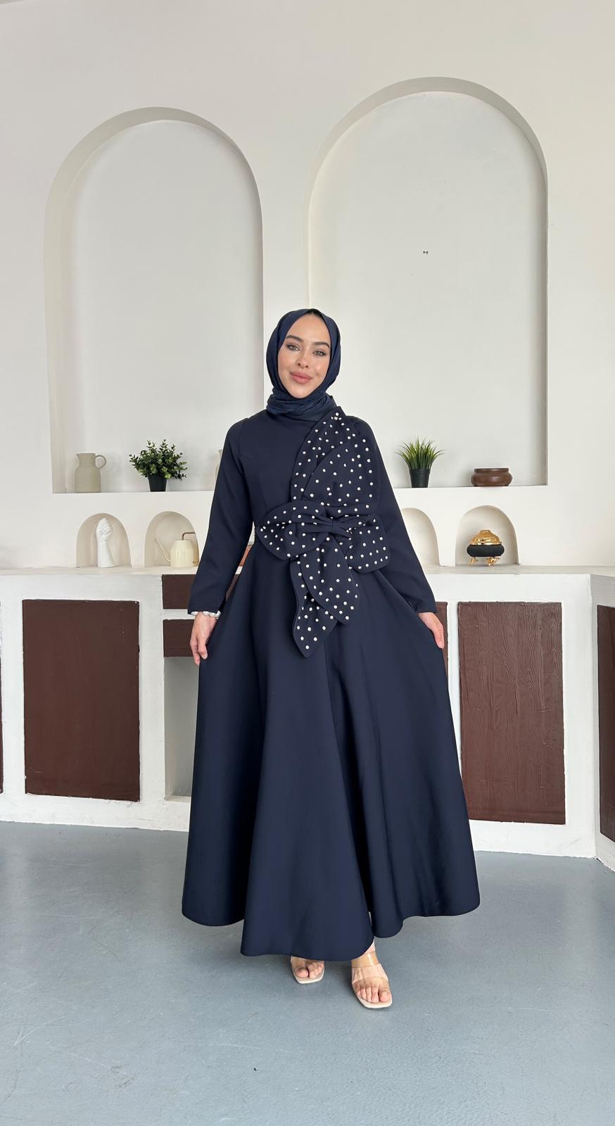 Angel elbise - Lacivert