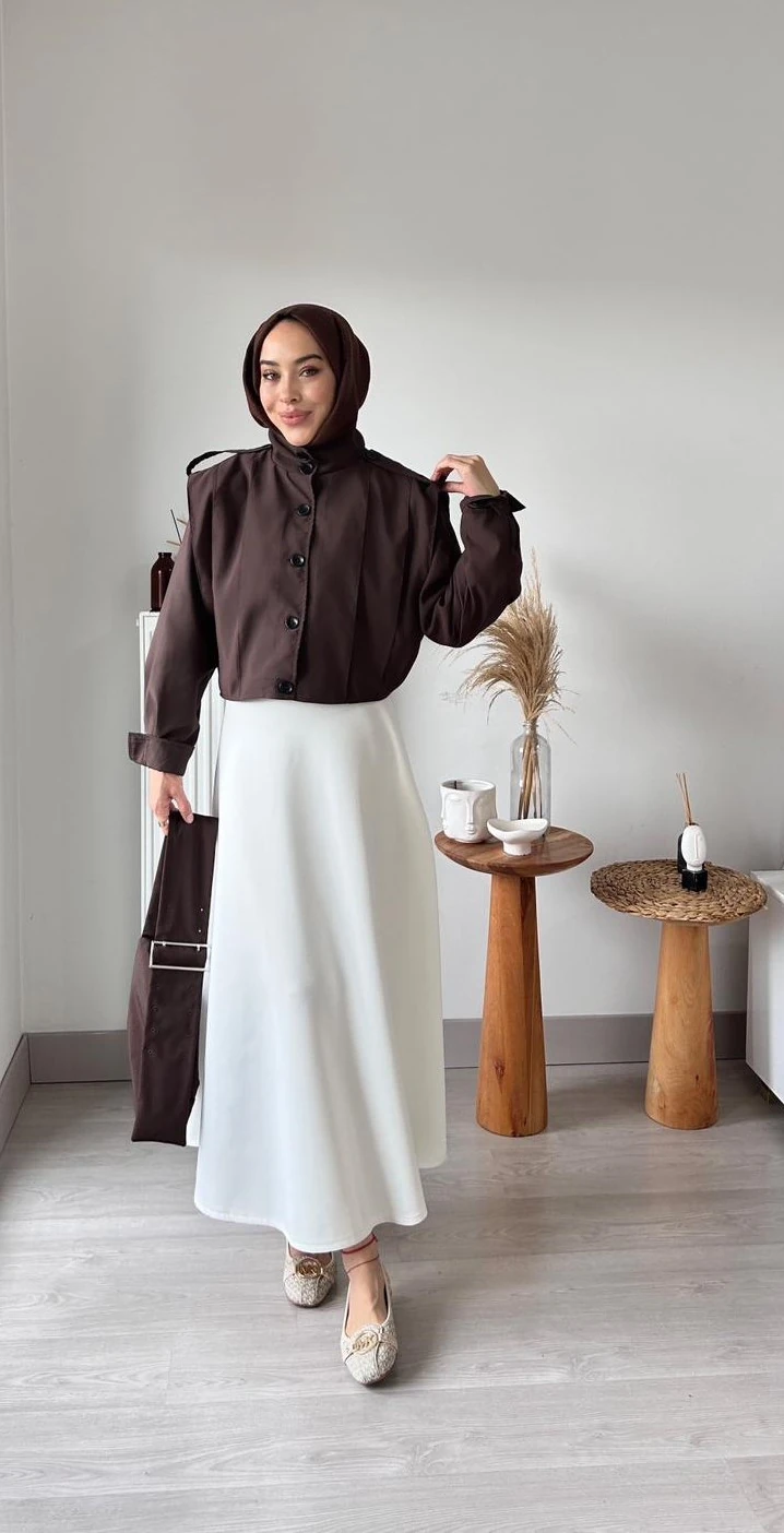 Bella trenç - Kahverengi