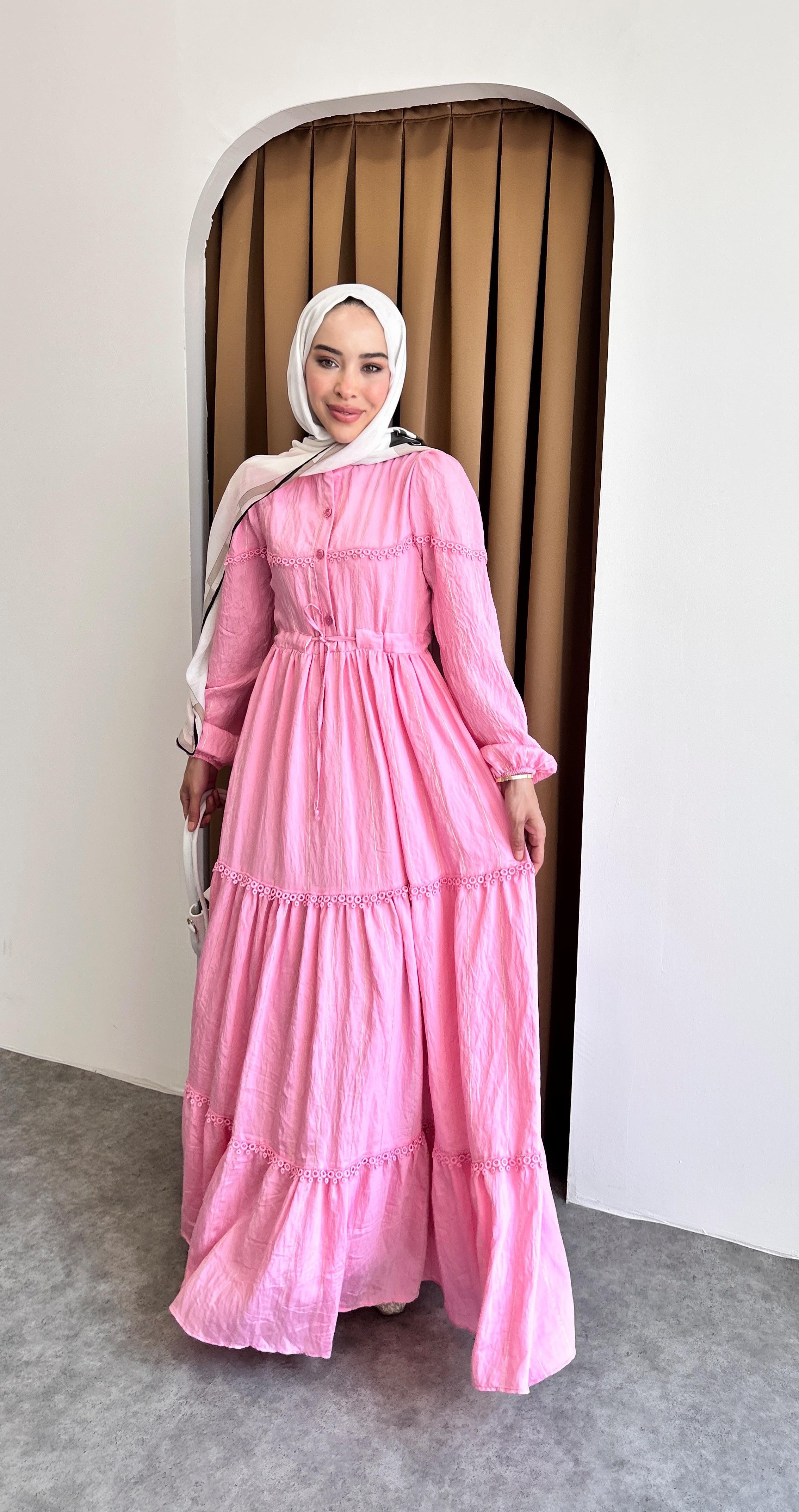 Roba elbise - Pembe