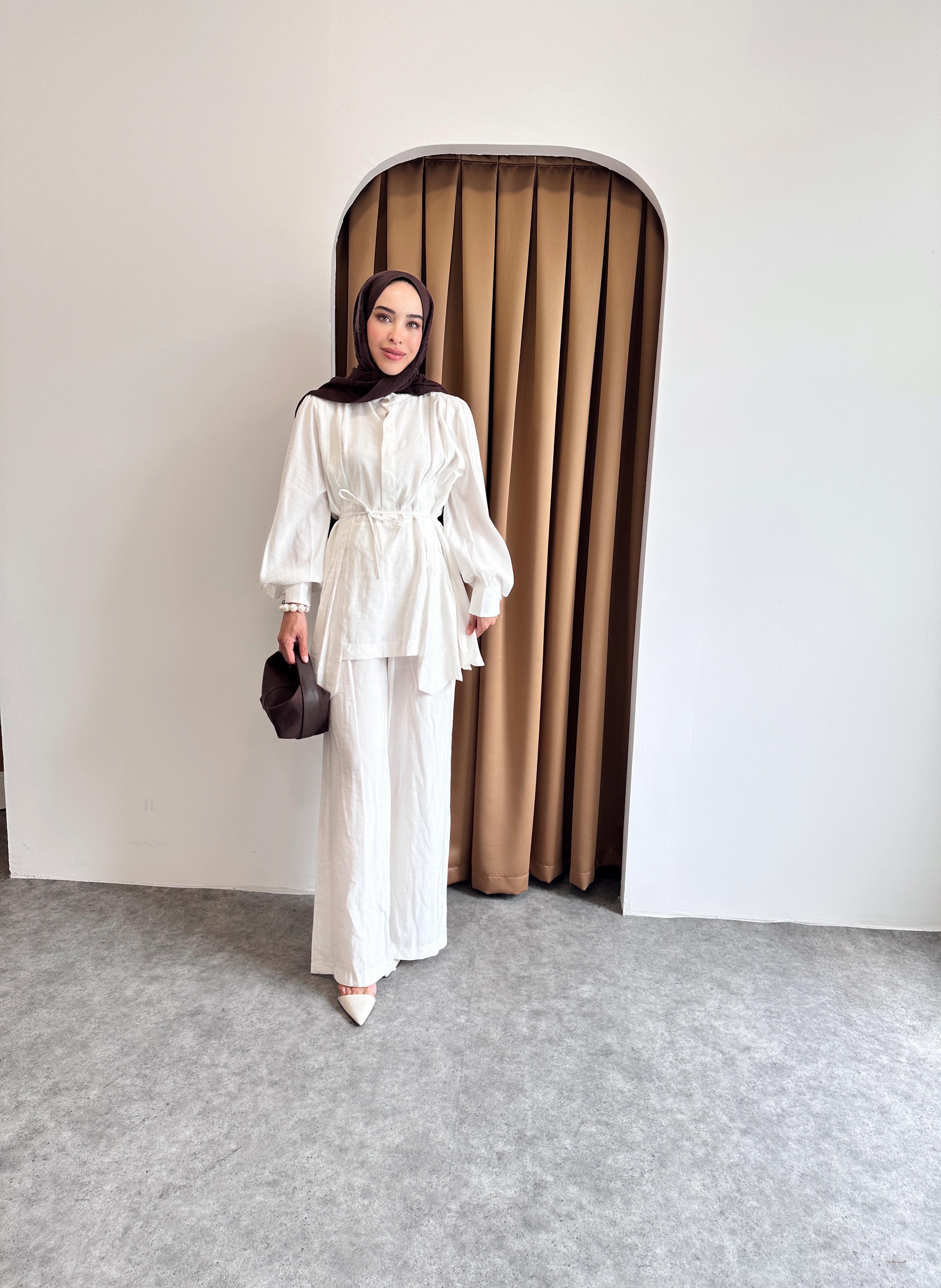 eliza takım - Beyaz