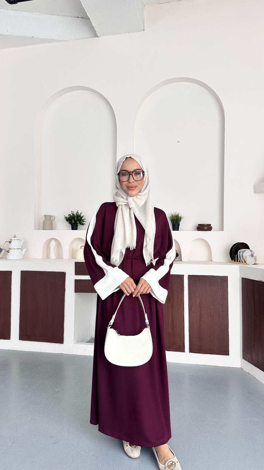 HENNA ELBİSE  - Bordo