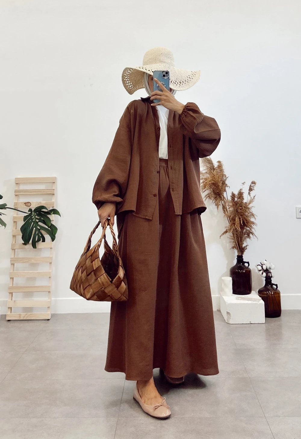 Müslin Etekli Takım