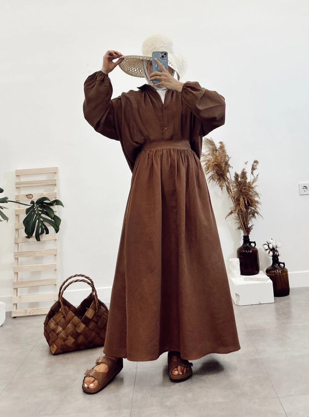 Müslin Etekli Takım