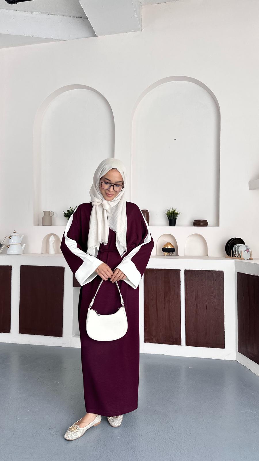 HENNA ELBİSE  - Bordo