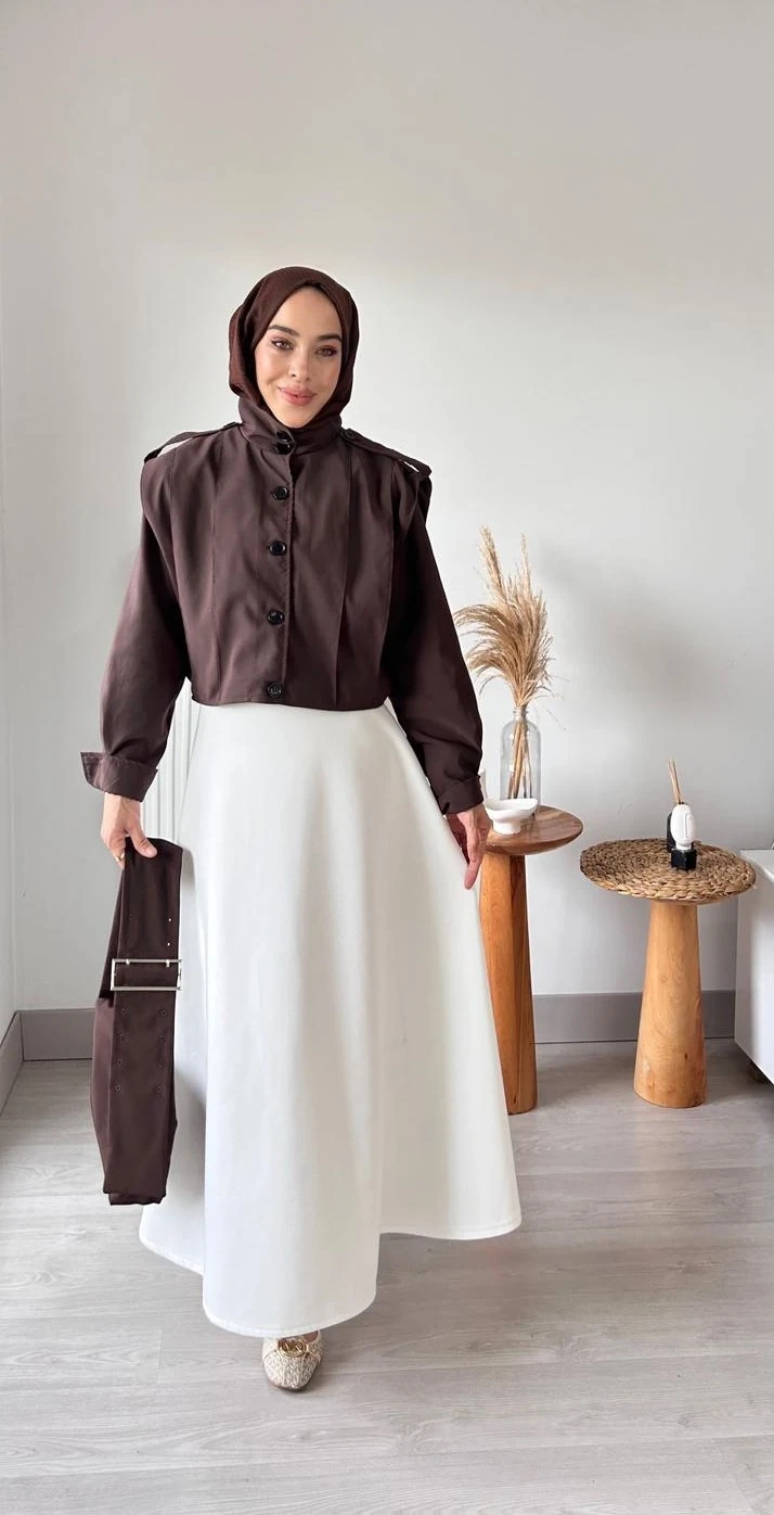 Bella trenç - Kahverengi