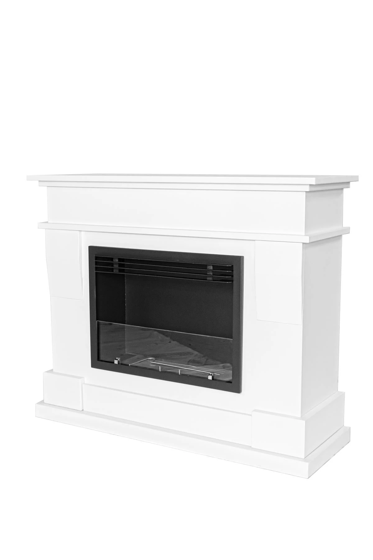 Korflame Legno Beyaz Bioetanol Şömine