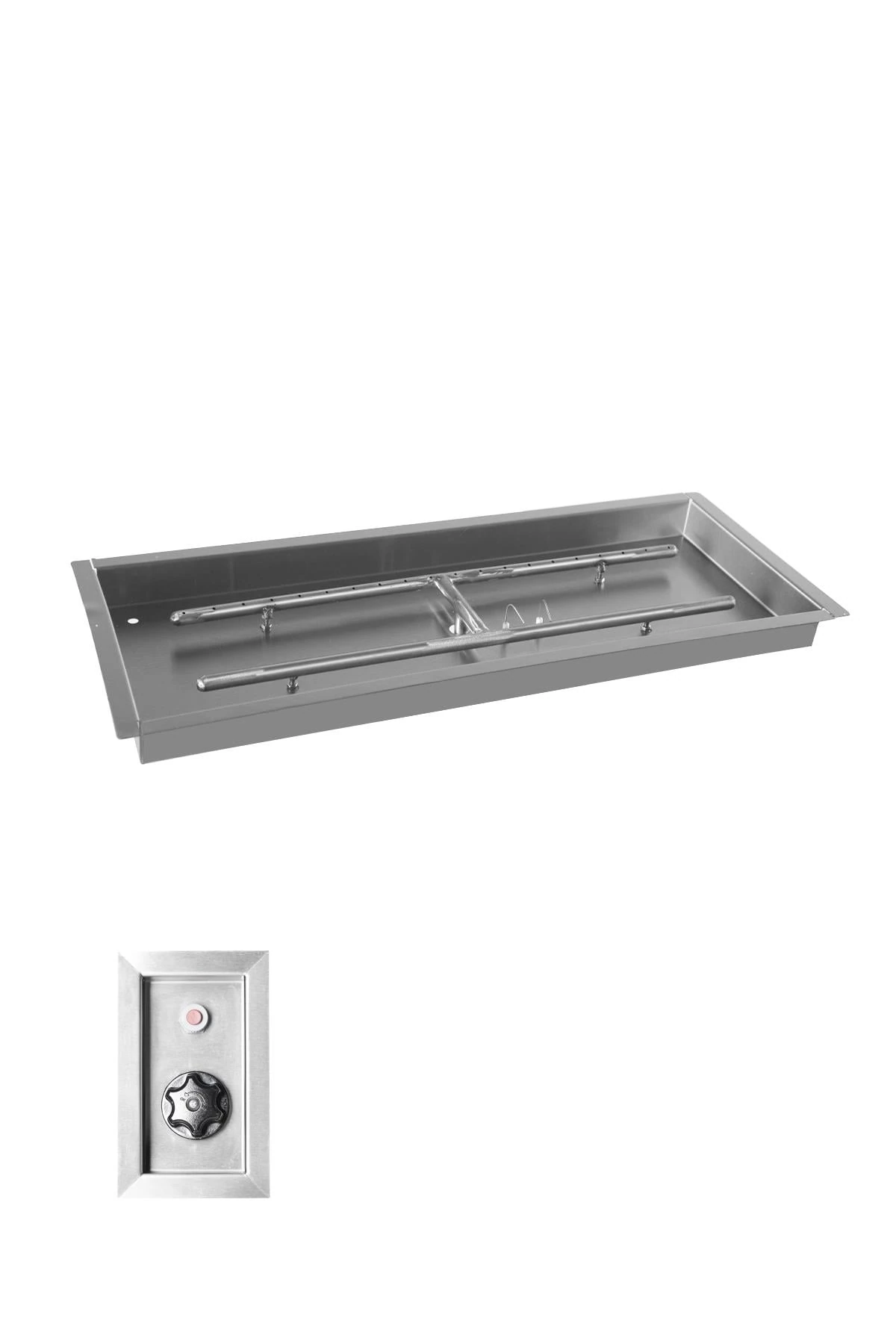 Korflame 75 Cm Dikdörtgen Lpg Gazlı Brülör