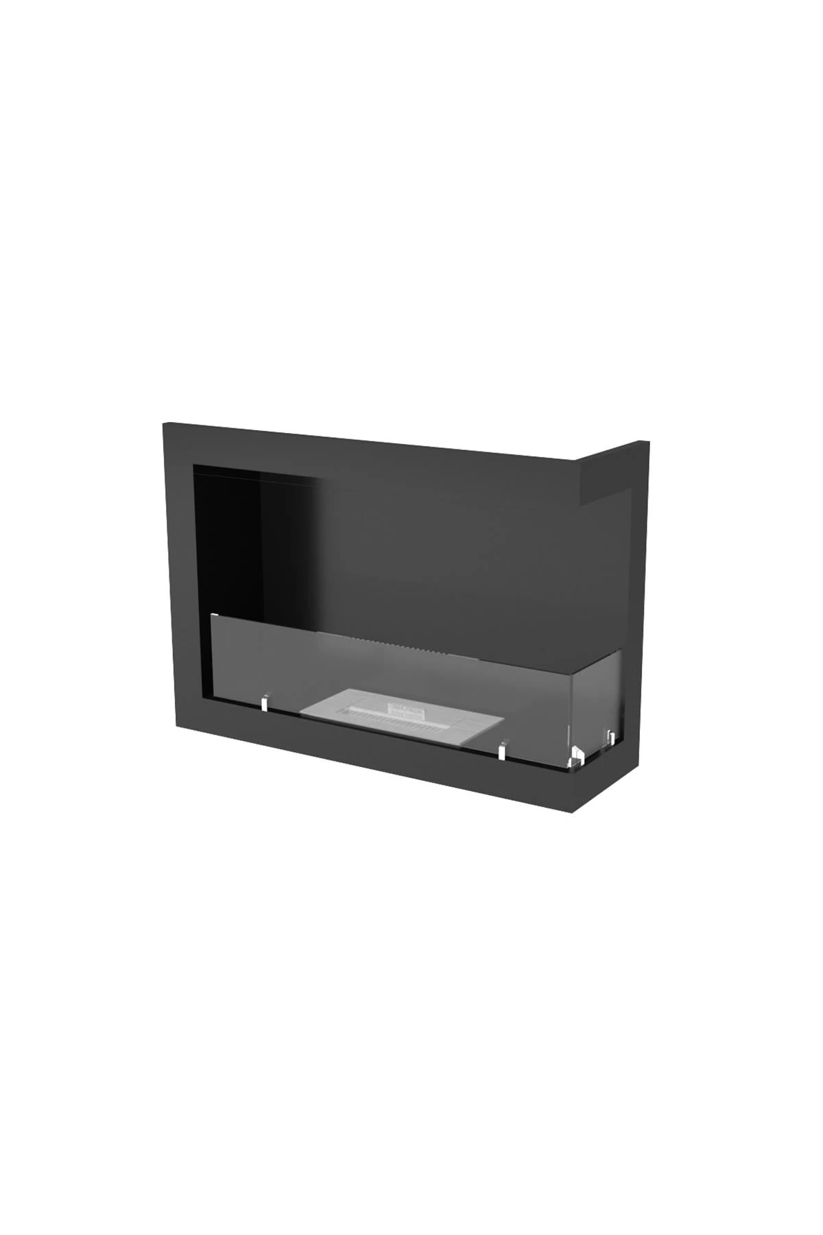 Korflame 80cm Sağ Açık Bioetanol Şömine