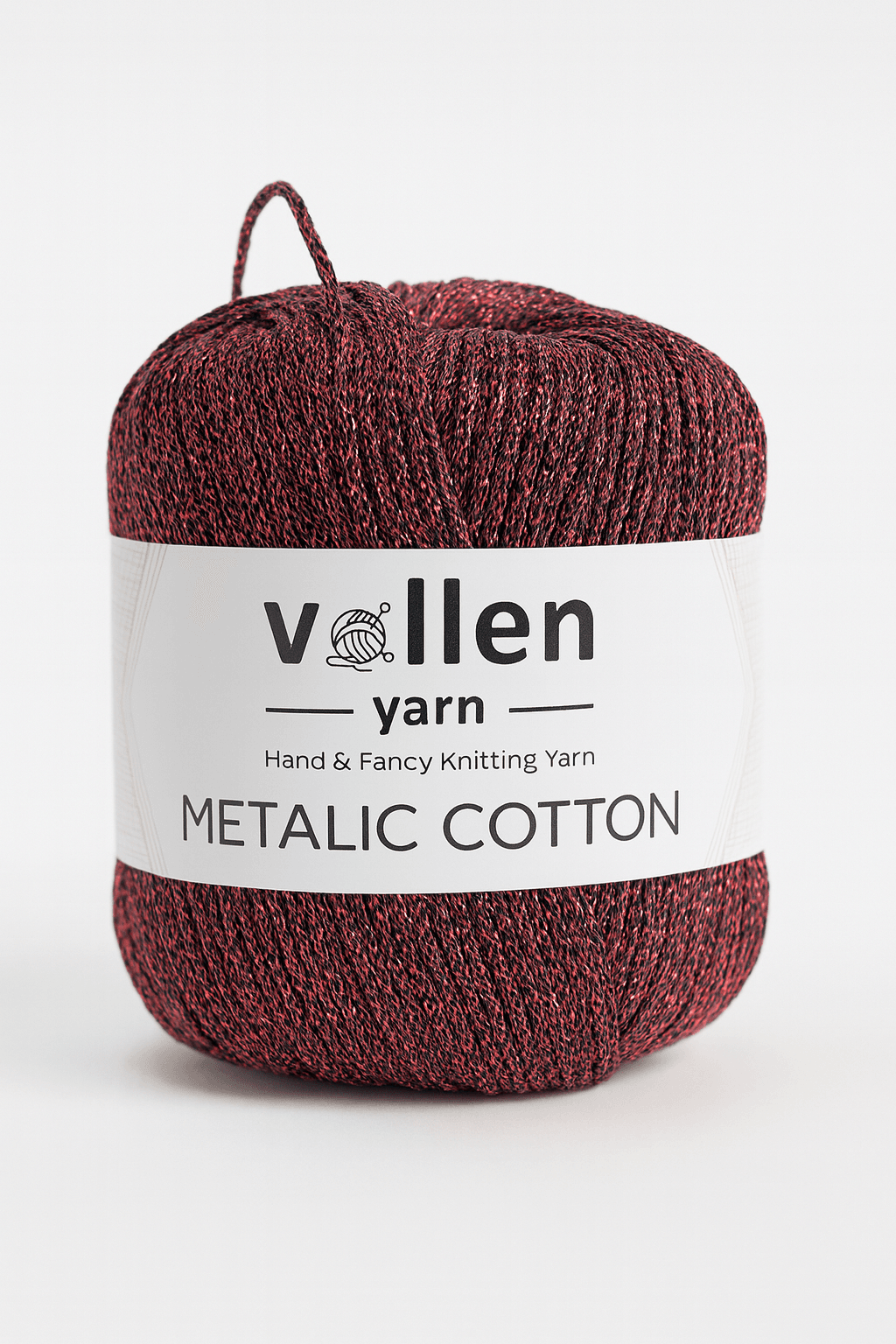 Premium Metalik Koton Simli  El Örgü İpi – Simli İp, 50 g 100 m, – Abiye Çanta ipi, Supla ipi