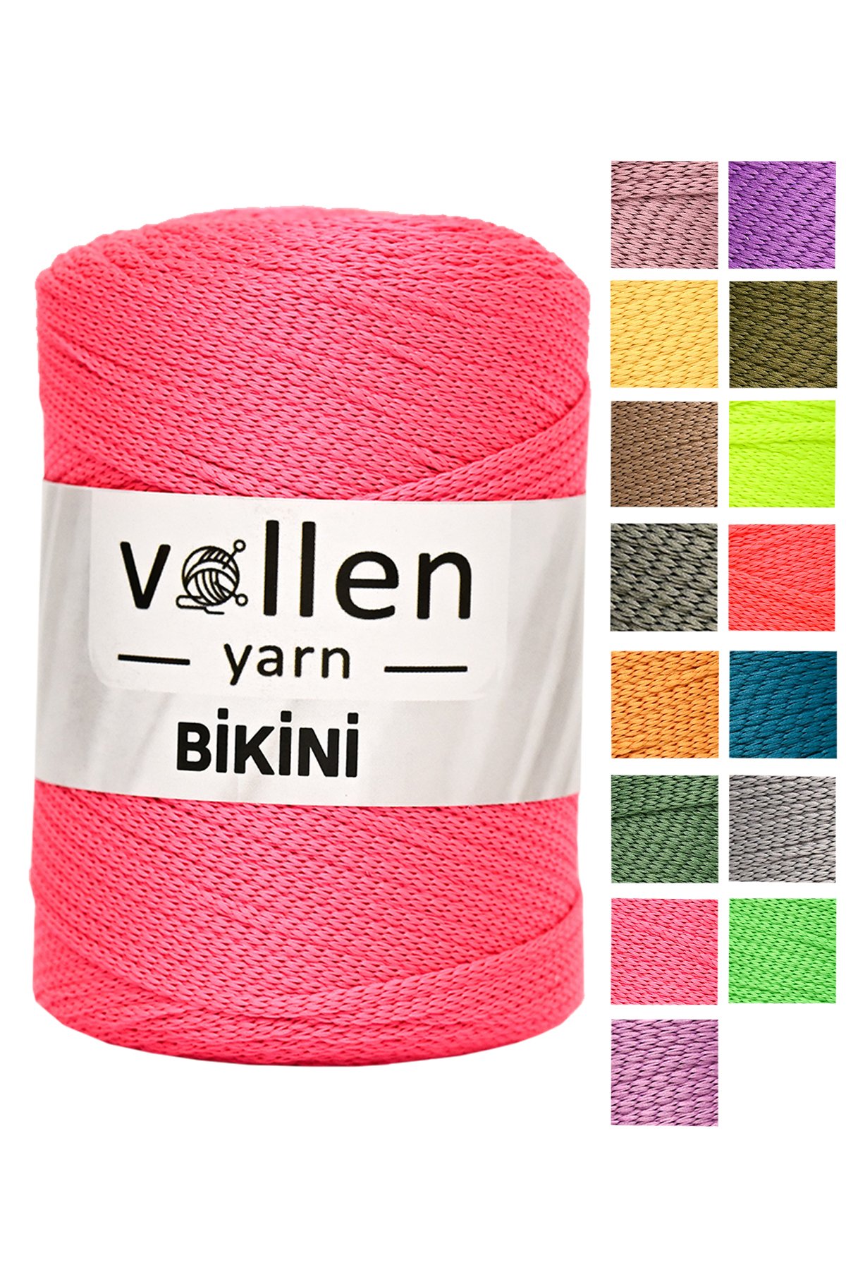 Vollen Yarn Bikini Mayo İpi,Su Tutmaz,Yazlık Pareo,Elbise,Şort,Bluz ipliği 100Gr/165Mt