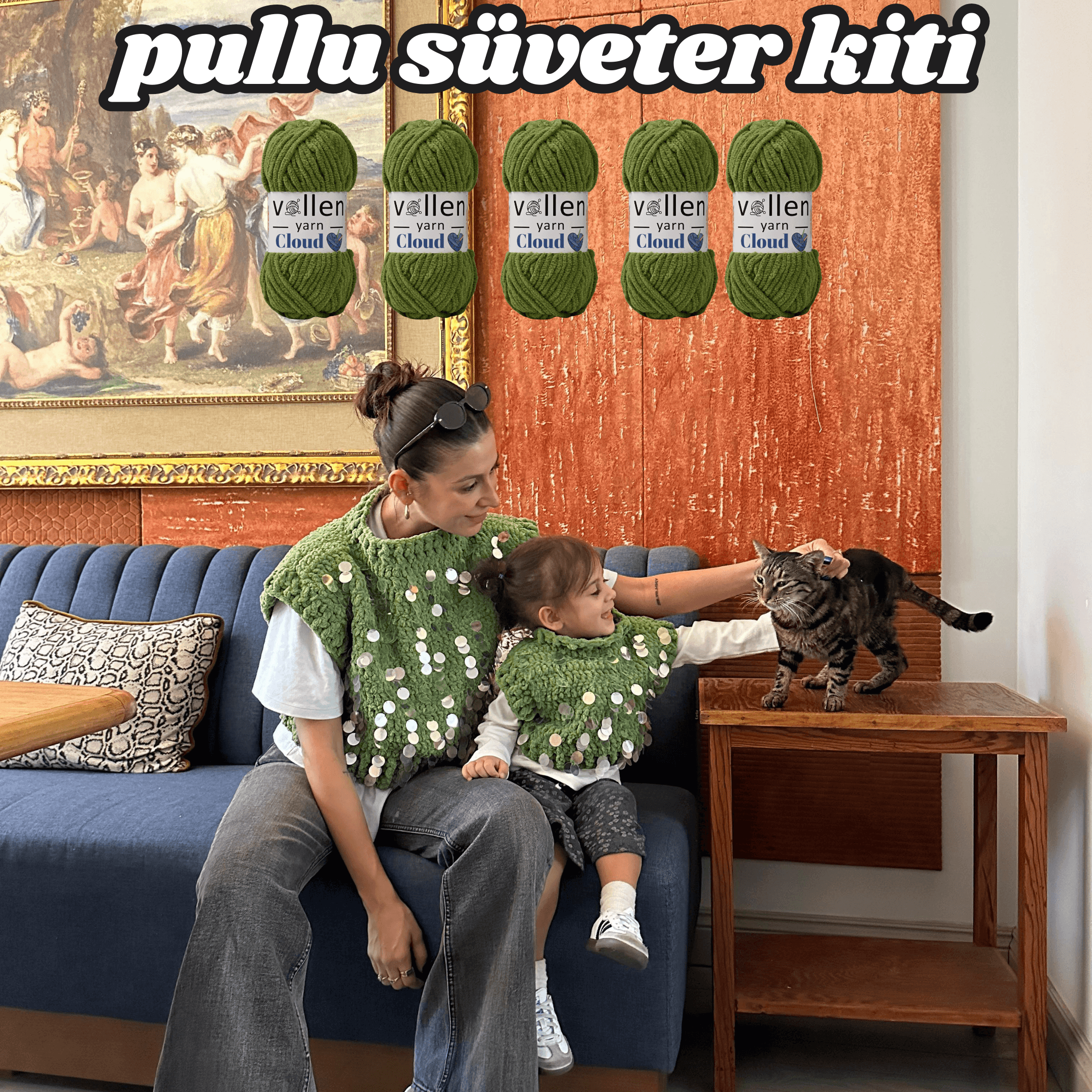 Pullu Süveter Kiti 