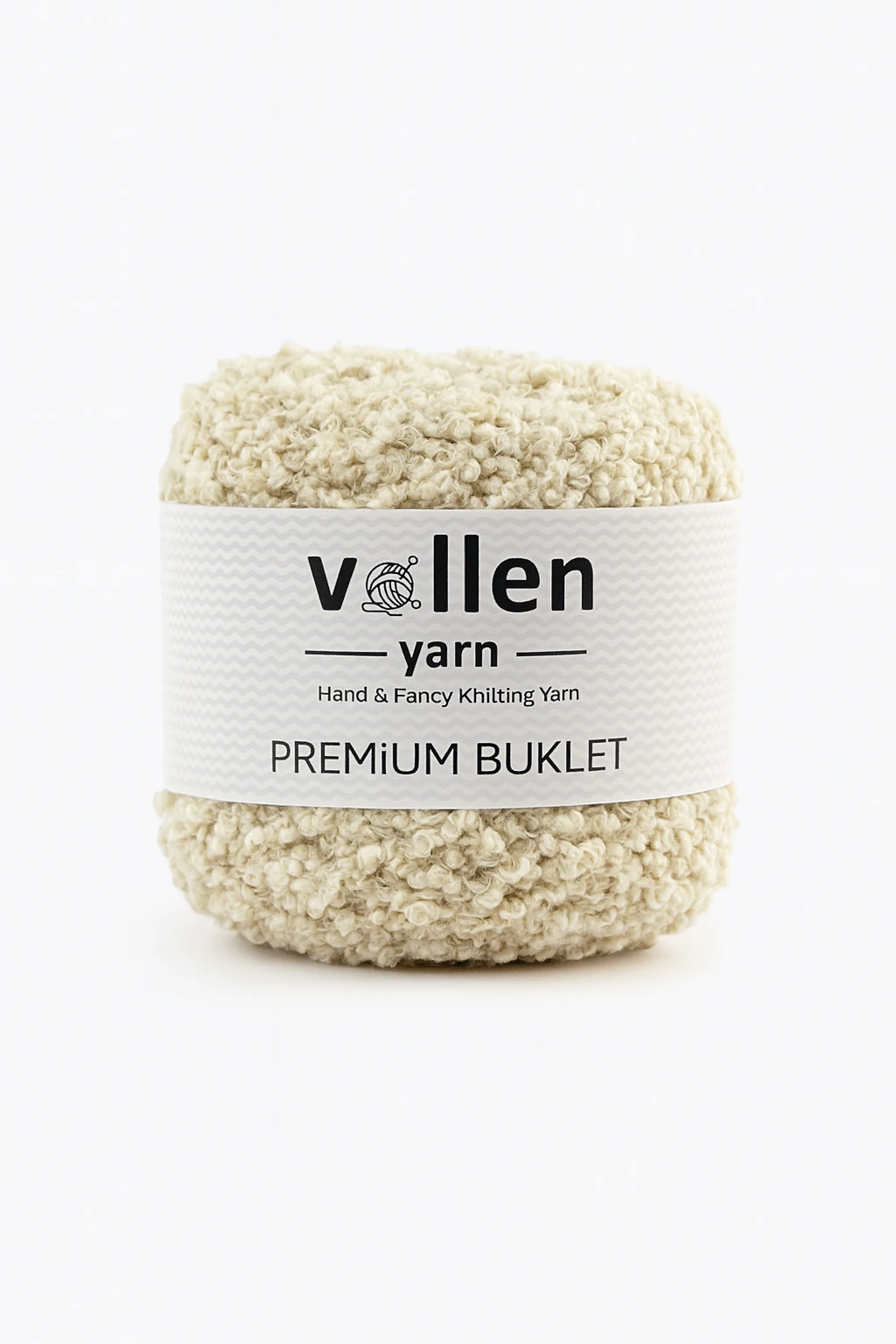 Vollen Yarn Premium Buklet İp 100 g 150 m | Yumuşak, Hafif ve Parlak Doku | Lüks El Örgüsü İpi