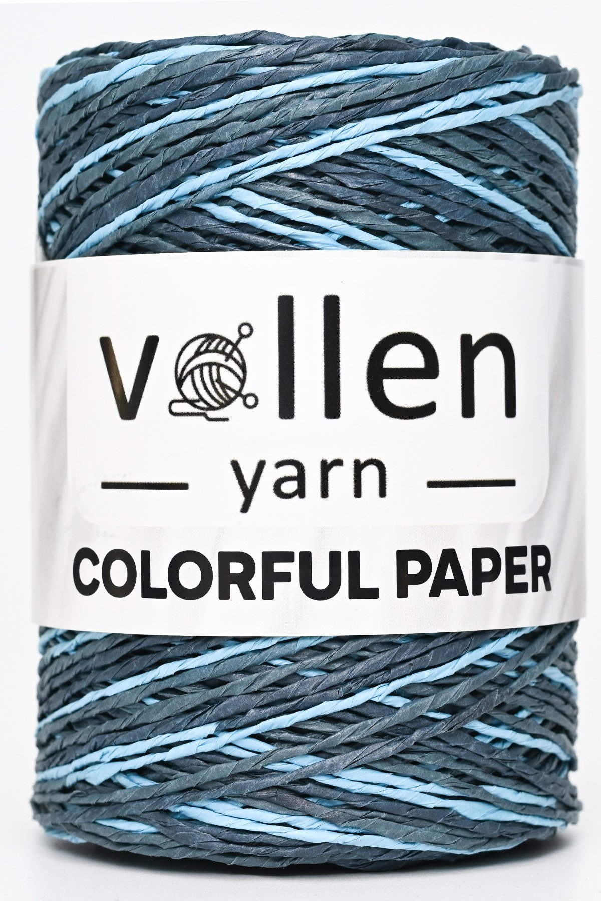 Vollen Yarn Premium Çok Renkli Doğal Kağıt İp,200Gr/200Mt