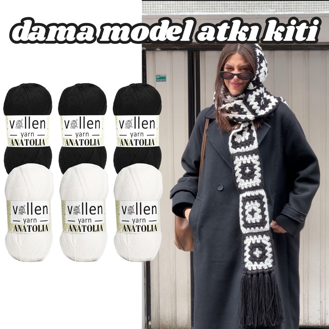 Dama Model Atkı Kiti