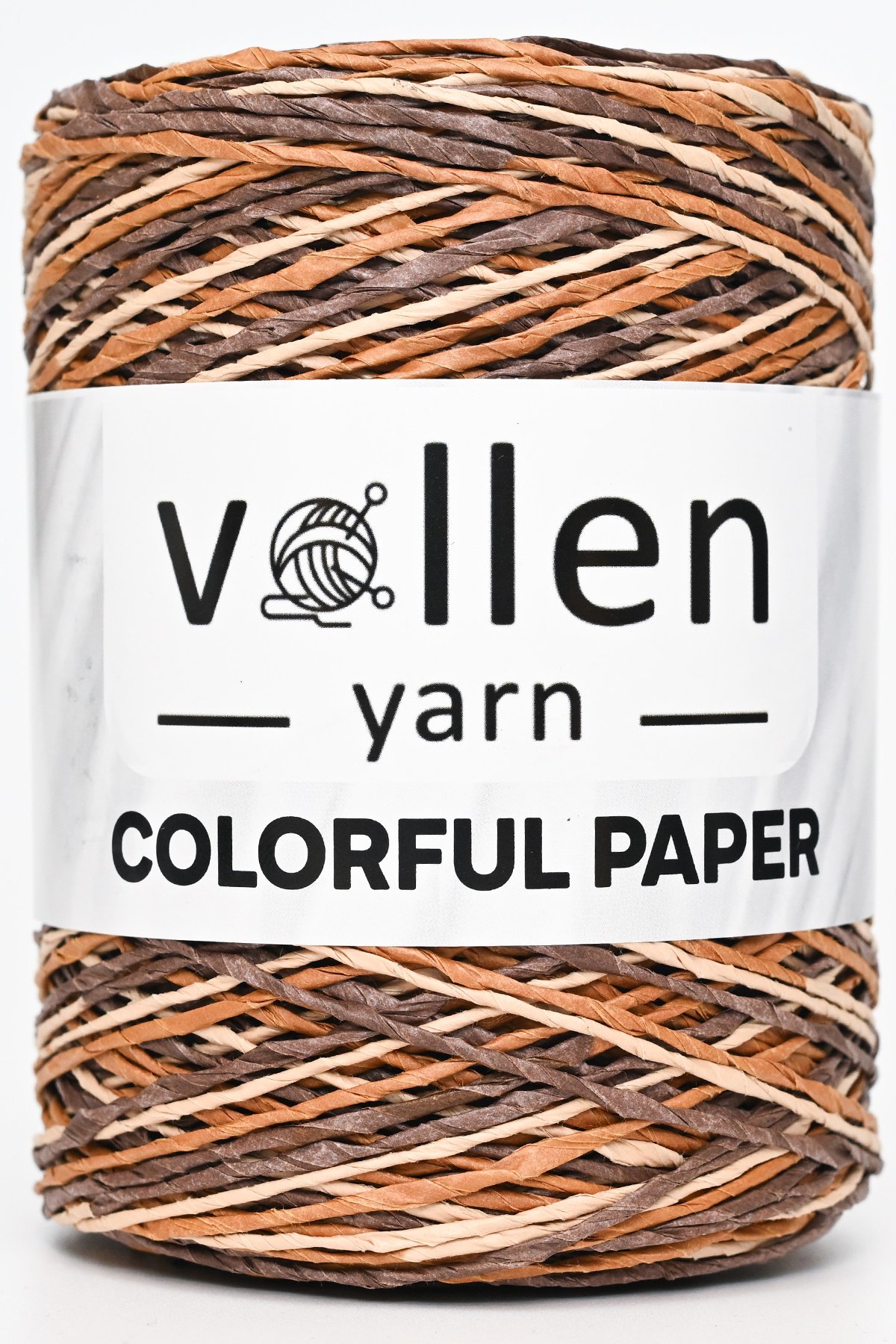 Vollen Yarn Premium Çok Renkli Doğal Kağıt İp,200Gr/200Mt