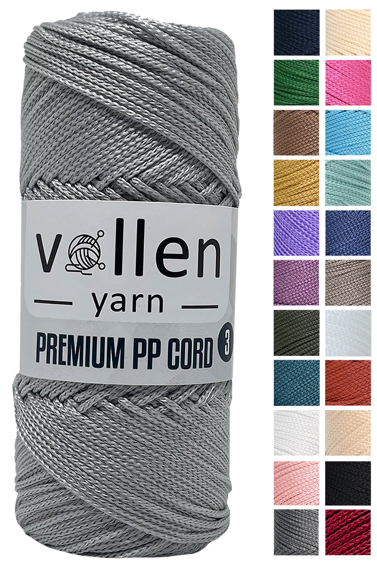 Vollen Yarn 1.5mm Polyester Makrome İpi 100gr 150 mt